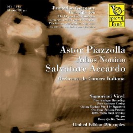 阿卡多與"意大利室樂團" 皮亞佐拉的探戈作品選LP